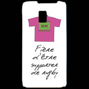 Coque LG P990 Supporters Bonus offensif-défensif Blanc