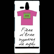 Coque Sony Xperia U Supporters Bonus offensif-défensif Blanc
