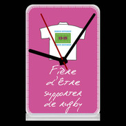 Pendule de bureau Supporters Bonus offensif-défensif Rose