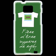 Coque Samsung Galaxy S2 Supporters Bonus offensif-défensif Vert