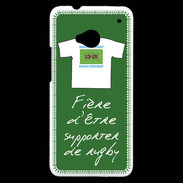 Coque HTC One Supporters Bonus offensif-défensif Vert