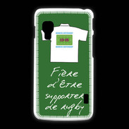 Coque LG L5 2 Supporters Bonus offensif-défensif Vert