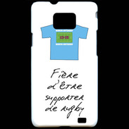 Coque Samsung Galaxy S2 Supporters Bonus offensif-défensif Blanc 2
