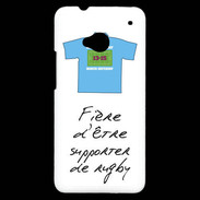 Coque HTC One Supporters Bonus offensif-défensif Blanc 2