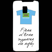 Coque LG P990 Supporters Bonus offensif-défensif Blanc 2