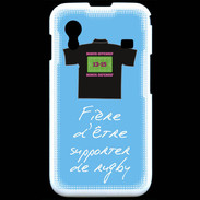 Coque Samsung ACE S5830 Supporters Bonus offensif-défensif Bleu 2