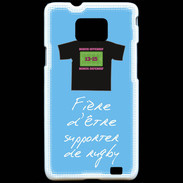 Coque Samsung Galaxy S2 Supporters Bonus offensif-défensif Bleu 2