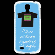 Coque Samsung Galaxy S4 Supporters Bonus offensif-défensif Bleu 2
