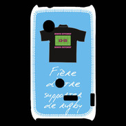 Coque Sony Xperia Typo Supporters Bonus offensif-défensif Bleu 2