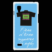 Coque LG Optimus L9 Supporters Bonus offensif-défensif Bleu 2