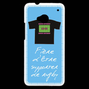 Coque HTC One Supporters Bonus offensif-défensif Bleu 2