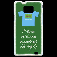 Coque Samsung Galaxy S2 Supporters Bonus offensif-défensif Vert 2