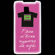 Coque LG P990 Supporters Bonus offensif-défensif Rose 2