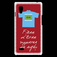 Coque LG Optimus L9 Supporters Bonus offensif-défensif Rouge 2