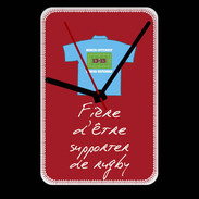 Grande pendule murale Supporters Bonus offensif-défensif Rouge 2