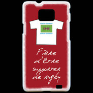 Coque Samsung Galaxy S2 Supporters Bonus offensif-défensif Rouge