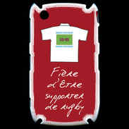 Coque Blackberry 8520 Supporters Bonus offensif-défensif Rouge