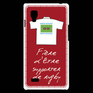 Coque LG Optimus L9 Supporters Bonus offensif-défensif Rouge