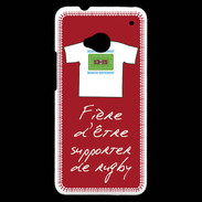 Coque HTC One Supporters Bonus offensif-défensif Rouge