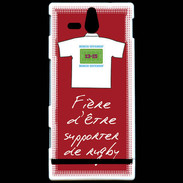 Coque Sony Xperia U Supporters Bonus offensif-défensif Rouge