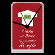 Pendule de bureau Supporters Bonus offensif-défensif Rouge