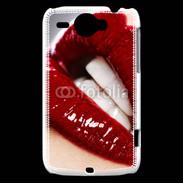Coque HTC Wildfire G8 Bouche fatale rouge