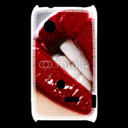 Coque Sony Xperia Typo Bouche fatale rouge
