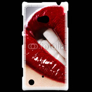 Coque Nokia Lumia 720 Bouche fatale rouge