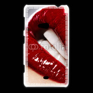 Coque Nokia Lumia 625 Bouche fatale rouge
