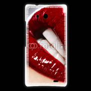 Coque Huawei Ascend Mate Bouche fatale rouge