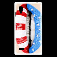 Coque LG Optimus L9 Lèvres made in USA