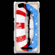 Coque Sony Xperia M Lèvres made in USA
