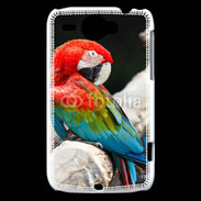 Coque HTC Wildfire G8 Macaw bleu et rouge 75