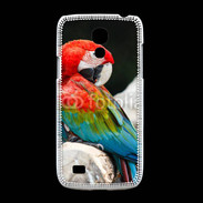 Coque Samsung Galaxy S4mini Macaw bleu et rouge 75