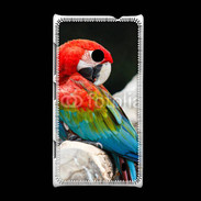Coque Nokia Lumia 520 Macaw bleu et rouge 75