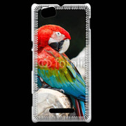 Coque Sony Xperia M Macaw bleu et rouge 75