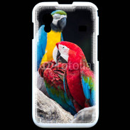 Coque Samsung ACE S5830 Macaw vert et rouge 76