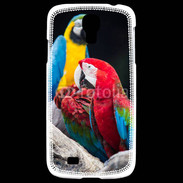 Coque Samsung Galaxy S4 Macaw vert et rouge 76