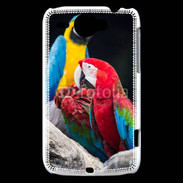 Coque HTC Wildfire G8 Macaw vert et rouge 76