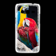 Coque Samsung Galaxy Express2 Macaw vert et rouge 76