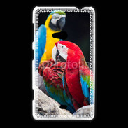 Coque Nokia Lumia 625 Macaw vert et rouge 76