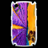 Coque Blackberry 8520 Peinture de champs de lavande 
