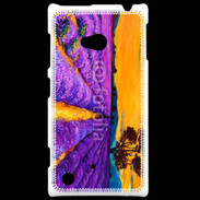 Coque Nokia Lumia 720 Peinture de champs de lavande 