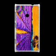 Coque Nokia Lumia 520 Peinture de champs de lavande 