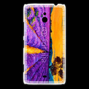 Coque Nokia Lumia 1320 Peinture de champs de lavande 