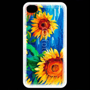 Coque iPhone 4 / iPhone 4S Peinture de tournesol