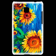 Coque LG Optimus L3 II Peinture de tournesol