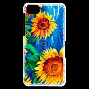 Coque Blackberry Z10 Peinture de tournesol