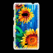 Coque Nokia Lumia 625 Peinture de tournesol