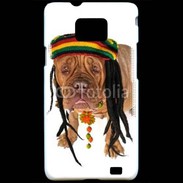 Coque Samsung Galaxy S2 Rasta Dog 50